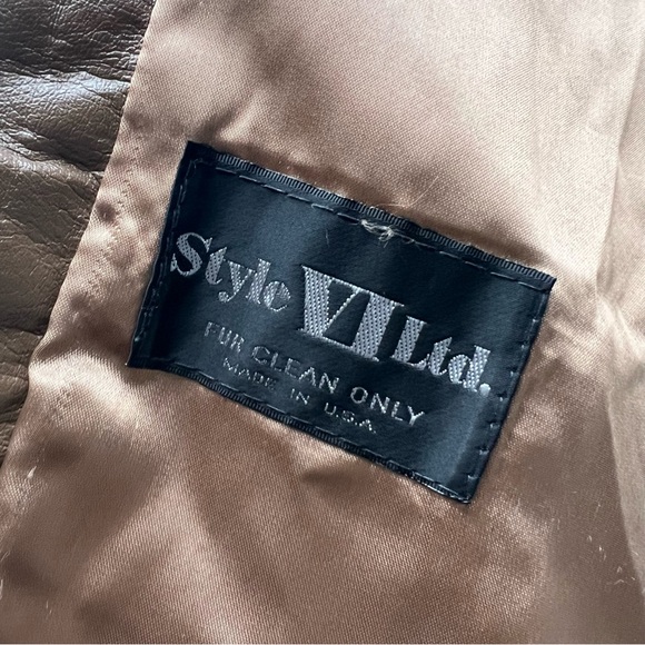 Vintage Faux Fur Knit Sleeve Coat Bohemian Retro - Picture 6 of 7